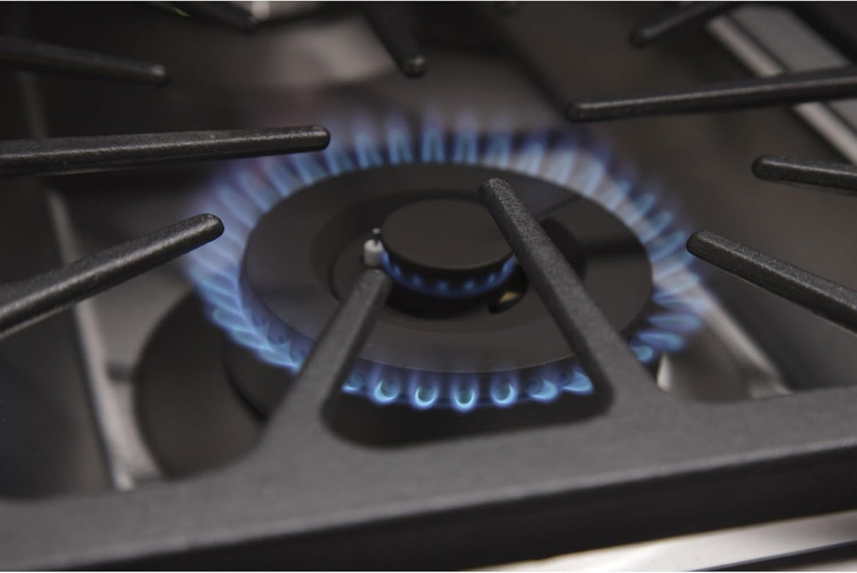 KUCHT Professional 30 in. 4.2 cu. ft. Propane Gas Range with Sealed Burners and Convection Oven in Stainless Steel with Classic Silver Knobs