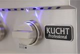 KUCHT Professional 48 in. Propane Gas Range-Top with Sealed Burners and Griddle in Stainless Steel with Classic Silver Knobs