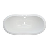 72 - Inch Double Slipper Clawfoot Tub with 7 - Inch Faucet Drillings - BUILDMYPLACE