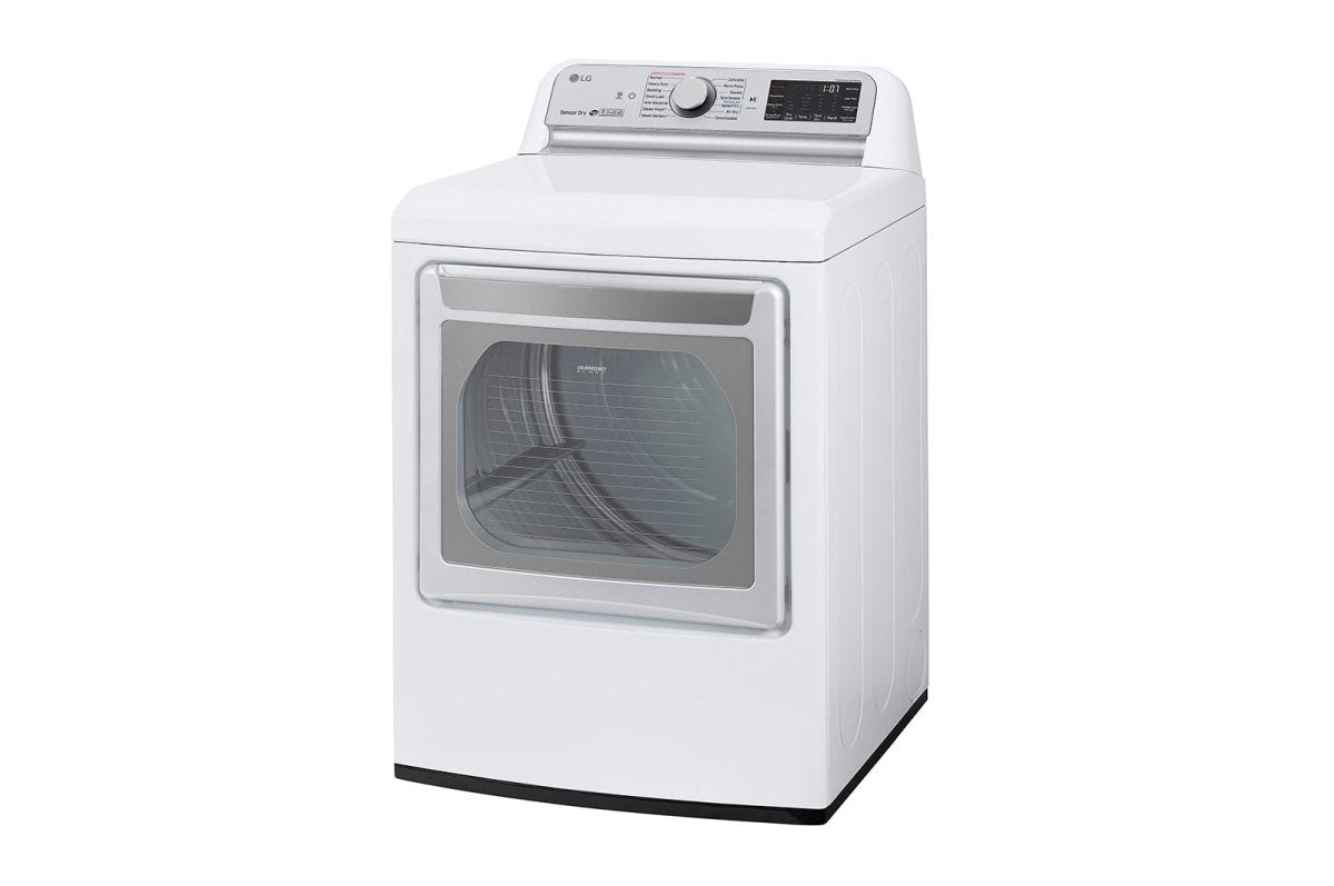7.3 cu.ft. Smart Wi - Fi Enabled Gas Dryer with TurboSteam - BUILDMYPLACE