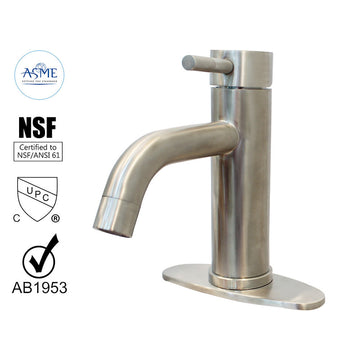 Wasserman S0001123 -Stainless Steel Single Handle Lavatory Faucet