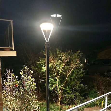 75 Watts LED Post - Top Light - 250W Equal - Bronze - 5700K - 9600 Lumens - AC 100 - 277V - Dimmable Garden Light - BUILDMYPLACE