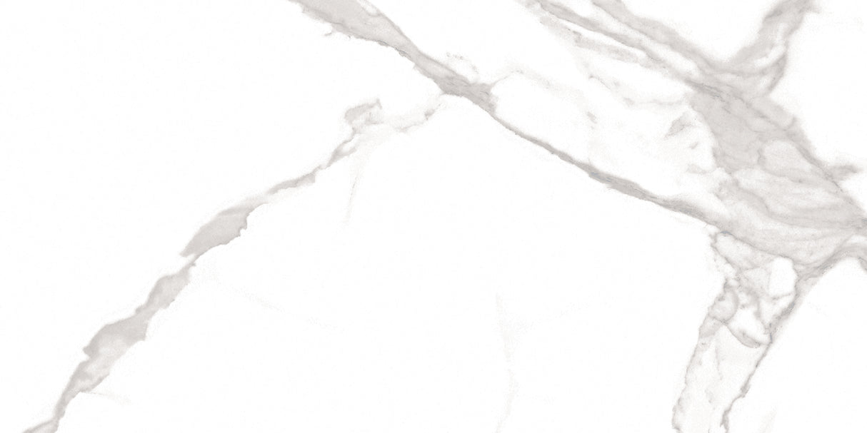 Statuario Cara 12 in. x 24 in. x 8.5 mm Polished Porcelain Tile - Floor and Wall Tile (15.50 sq. ft./Case & 8 PCS/Case)