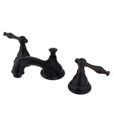 8 In. Two - handle 3 - Hole Deck Mount Widespread Bathroom Sink Faucet - BUILDMYPLACE