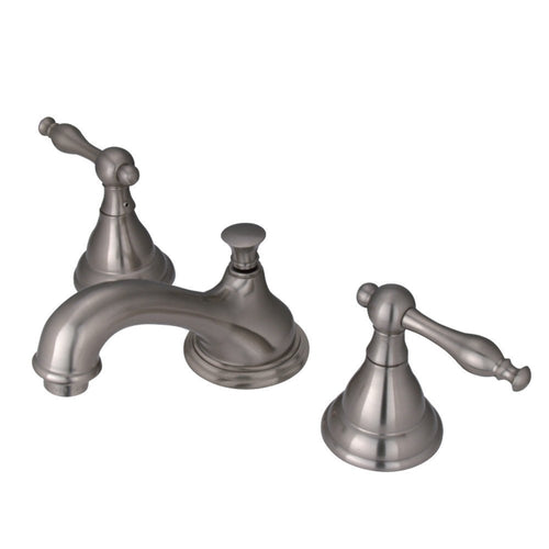 8 In. Two-handle 3-Hole Deck Mount Widespread Bathroom Sink Faucet