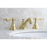 8 In. Two - handle 3 - Hole Deck Mount Widespread Bathroom Sink Faucet - BUILDMYPLACE