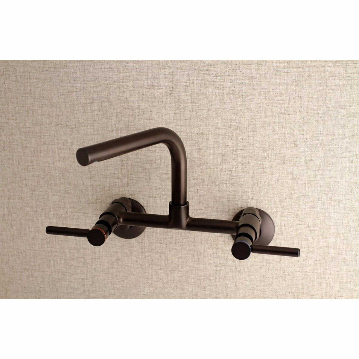 8 - Inch Adjustable Center Wall Mount Kitchen Faucet - BUILDMYPLACE