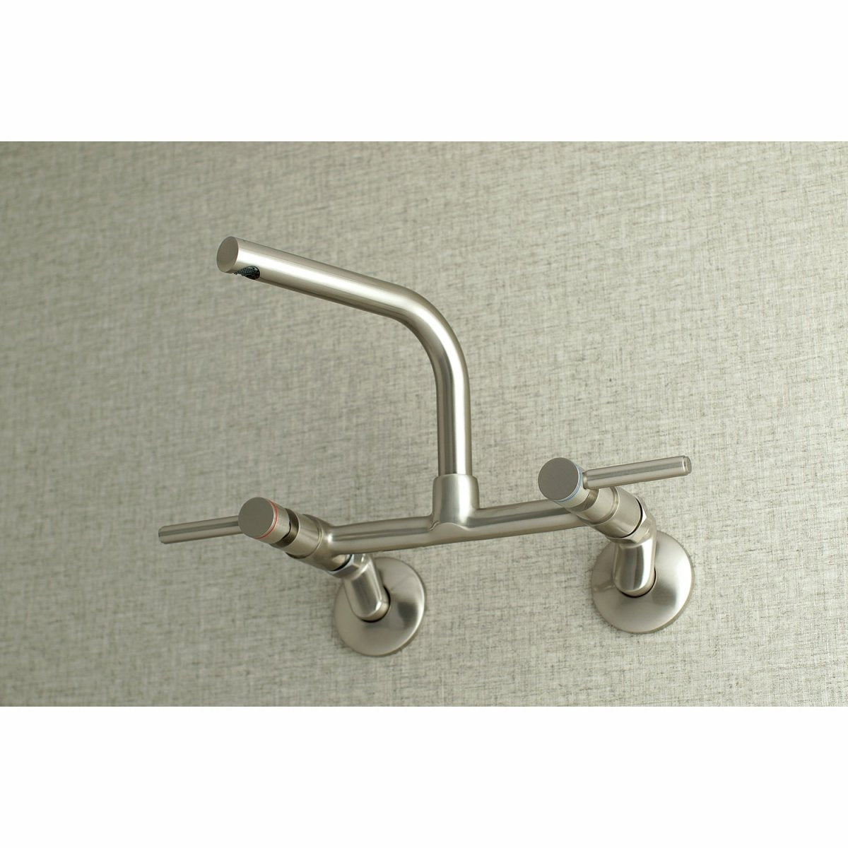 8 - Inch Adjustable Center Wall Mount Kitchen Faucet - BUILDMYPLACE