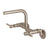 8 - Inch Adjustable Center Wall Mount Kitchen Faucet - BUILDMYPLACE