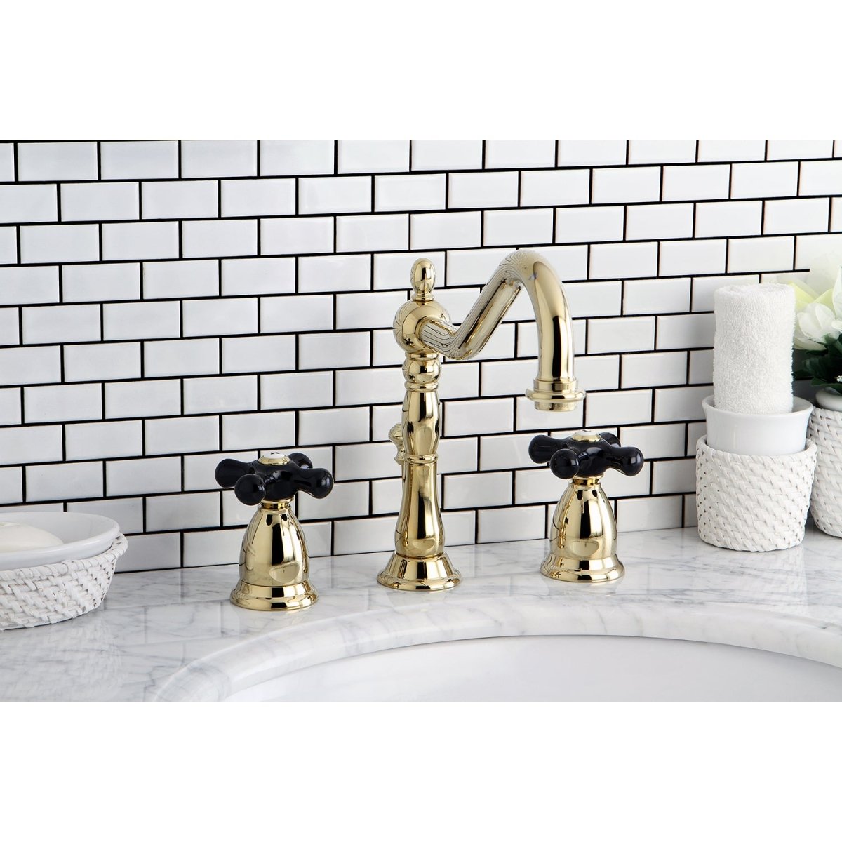 8 inch Duchness Widespread Traditional Bathroom Faucet - BUILDMYPLACE