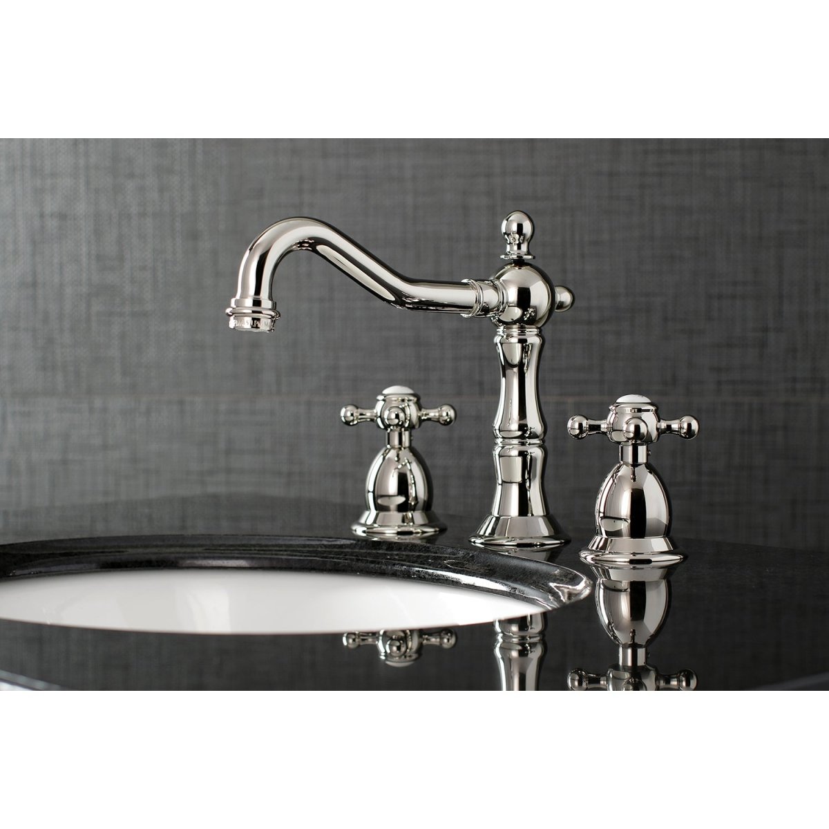 8 inch Heritage Traditional Widespread Bathroom Faucet - BUILDMYPLACE