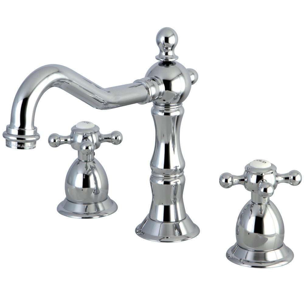 8 inch Heritage Traditional Widespread Bathroom Faucet - BUILDMYPLACE