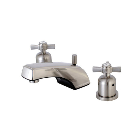 8 Inch Modern Widespread Bathroom Faucet, Brushed Nickel - BUILDMYPLACE