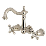 8 - Inch Traditional Center Wall Mount Bathroom Faucet - BUILDMYPLACE