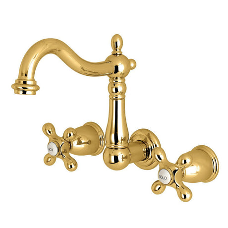 8 - Inch Traditional Center Wall Mount Bathroom Faucet - BUILDMYPLACE