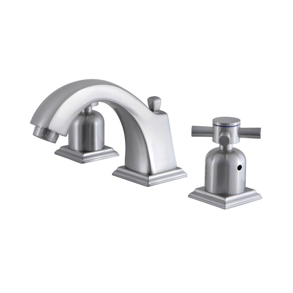 8 inch Widespread Bathroom Faucet, Brushed Nickel Finish - BUILDMYPLACE