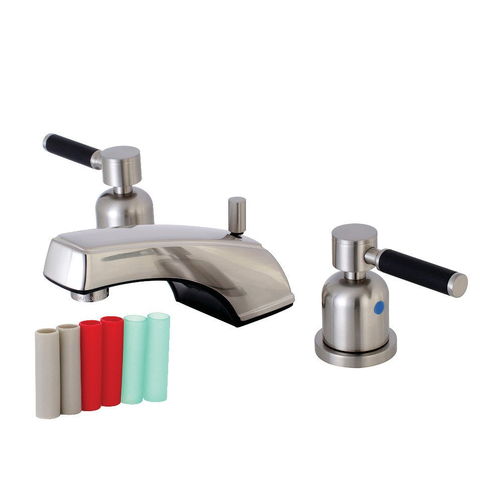 8 inch Widespread Brushed Nickel Bathroom Faucet - BUILDMYPLACE