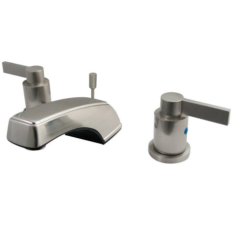 8" Widespread Bathroom Faucet, Brushed Nickel - BUILDMYPLACE