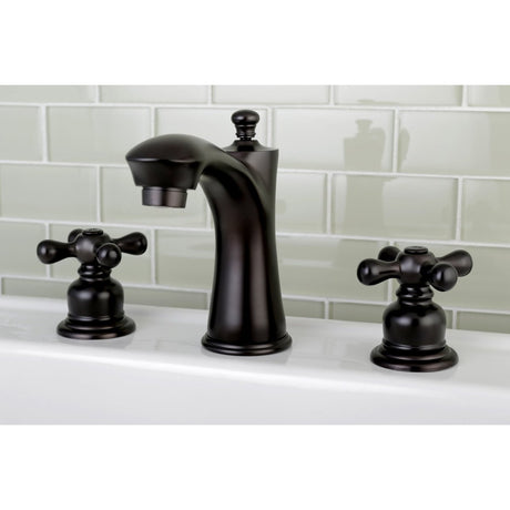 8" Widespread Bathroom Faucet In High Quality Brass Construction - BUILDMYPLACE