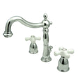 8" Widespread Bathroom Faucet With Dual Cross Handles For Easy Rotation - BUILDMYPLACE