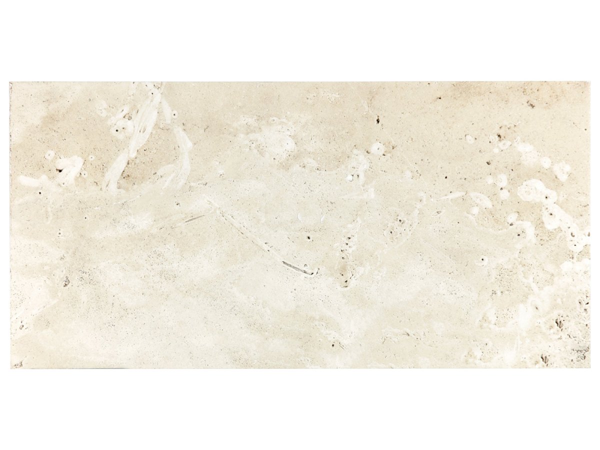 8 X 16 In Ivory Brushed Travertine - BUILDMYPLACE