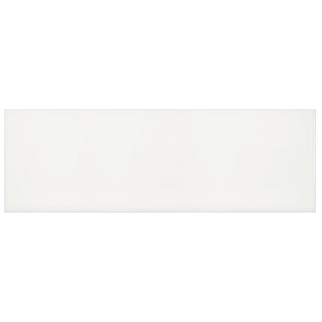 8 X 24 In Soho Canvas White Light Colors Glossy Pressed Glazed Ceramic - BUILDMYPLACE