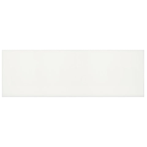 8 X 24 In Soho Canvas White Light Colors Glossy Pressed Glazed Ceramic