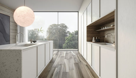 8 X 48 In Amaya Walnut Matte Pressed Glazed Porcelain - BUILDMYPLACE