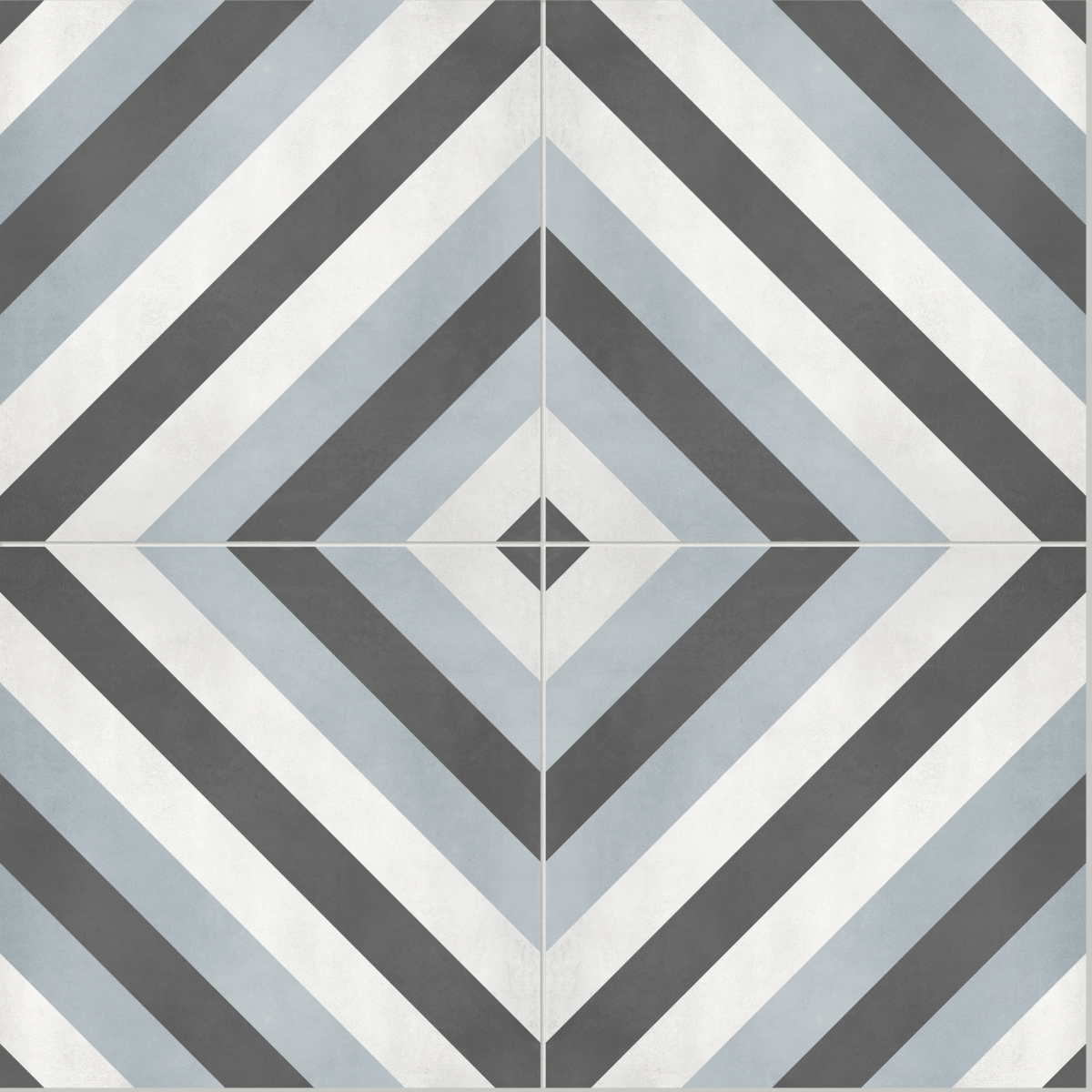 8 X 8 In Diamond Form Tide Matte Pressed Glazed Porcelain - BUILDMYPLACE