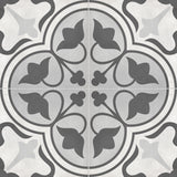 8 x 8 in. Form Ice Clover Matte Pressed Glazed Porcelain Tile - BUILDMYPLACE