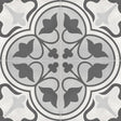 8 x 8 in. Form Ice Clover Matte Pressed Glazed Porcelain Tile - BUILDMYPLACE