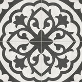 8 x 8 in. Form Monochrome Lotus Matte Pressed Glazed Porcelain Tile - BUILDMYPLACE