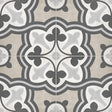 8 x 8 in. Form Sand Baroque Matte Pressed Glazed Porcelain Tile - BUILDMYPLACE