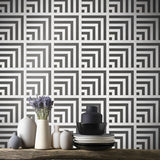 8 X 8 In Geo Form Monochrome Matte Pressed Glazed Porcelain - BUILDMYPLACE