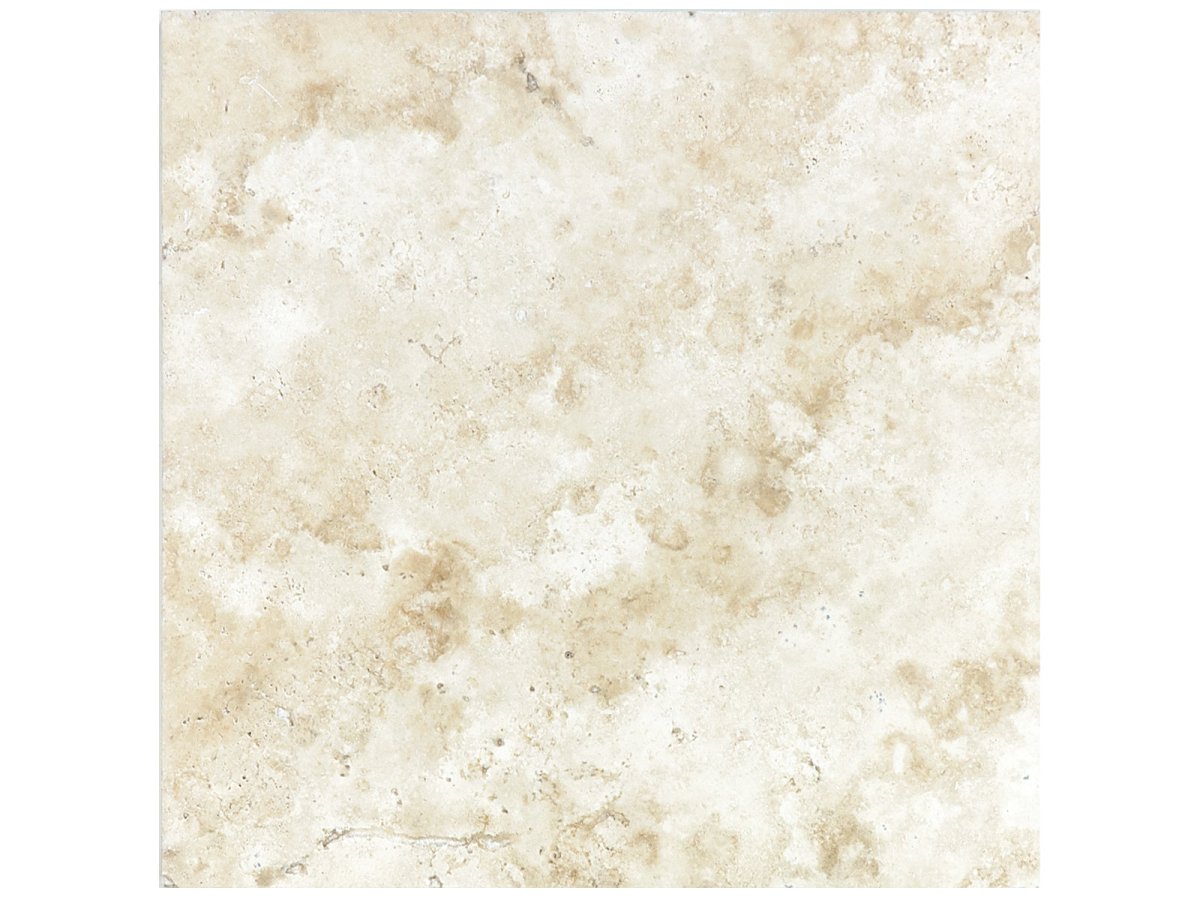 8 X 8 In Ivory Brushed Travertine - BUILDMYPLACE