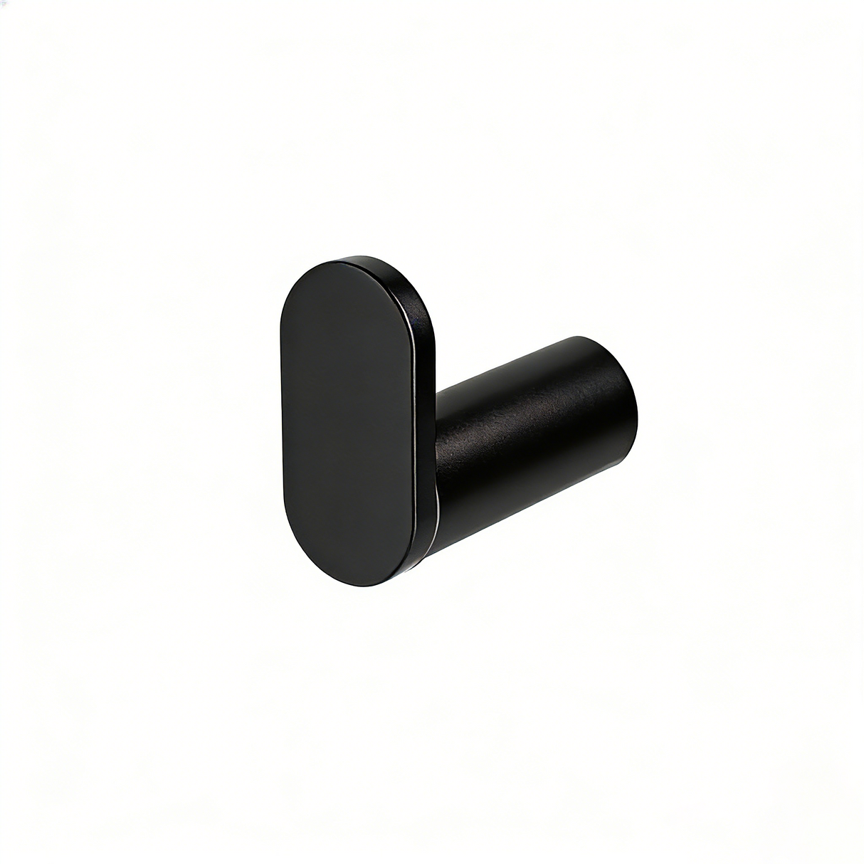 Ivanees 4-Piece Bathroom Accessories Set in Matte Black Finish – Stainless Steel Robe Hook, Towel Ring, Toilet Paper Holder & Towel Bar