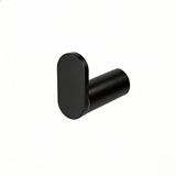 Ivanees 4-Piece Bathroom Accessories Set in Matte Black Finish – Stainless Steel Robe Hook, Towel Ring, Toilet Paper Holder & Towel Bar