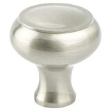 Forte Large Brushed Nickel Knob