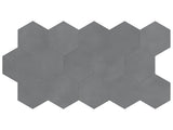 8.5 in Tapestri Silk Hexagon Matte Pressed Glazed Porcelain Tile - BUILDMYPLACE