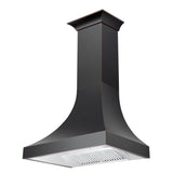 ZLINE 36 in. Designer Series Oil-Rubbed Bronze Ducted Wall Range Hood (8632B-36)