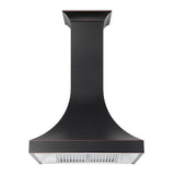 ZLINE 30 in. Designer Series Oil-Rubbed Bronze Ducted Wall Range Hood (8632B-30)