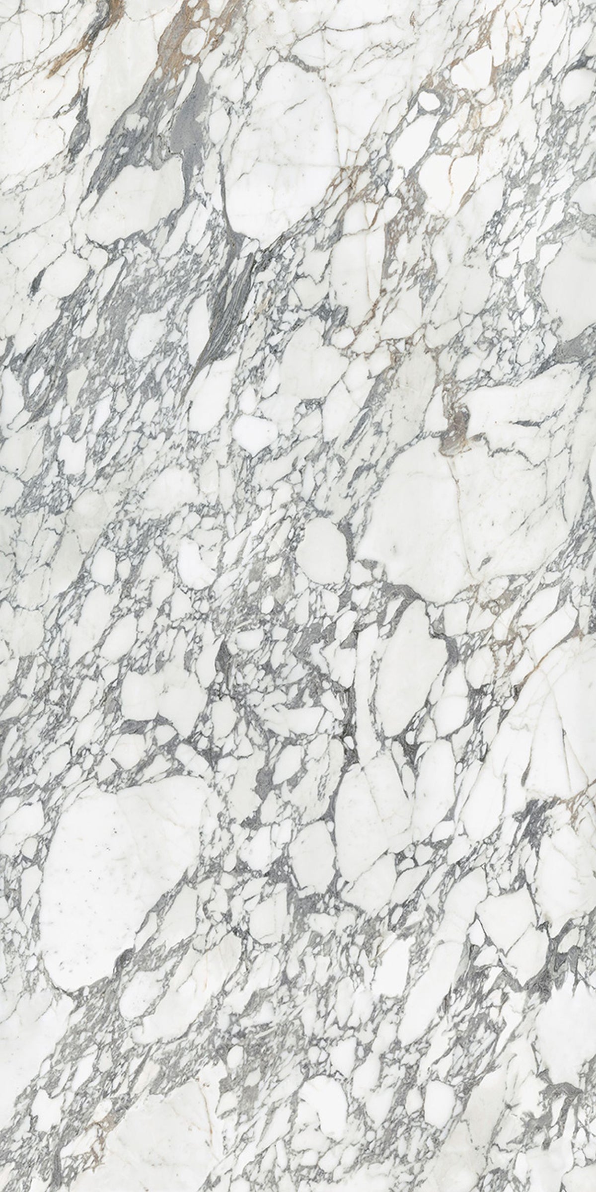 64 x 127 in Majesto Arabescato Corchia Block 59 Bookmatch Cut Honed Sintered Stone Porcelain Slab 12 mm (1/2 in)