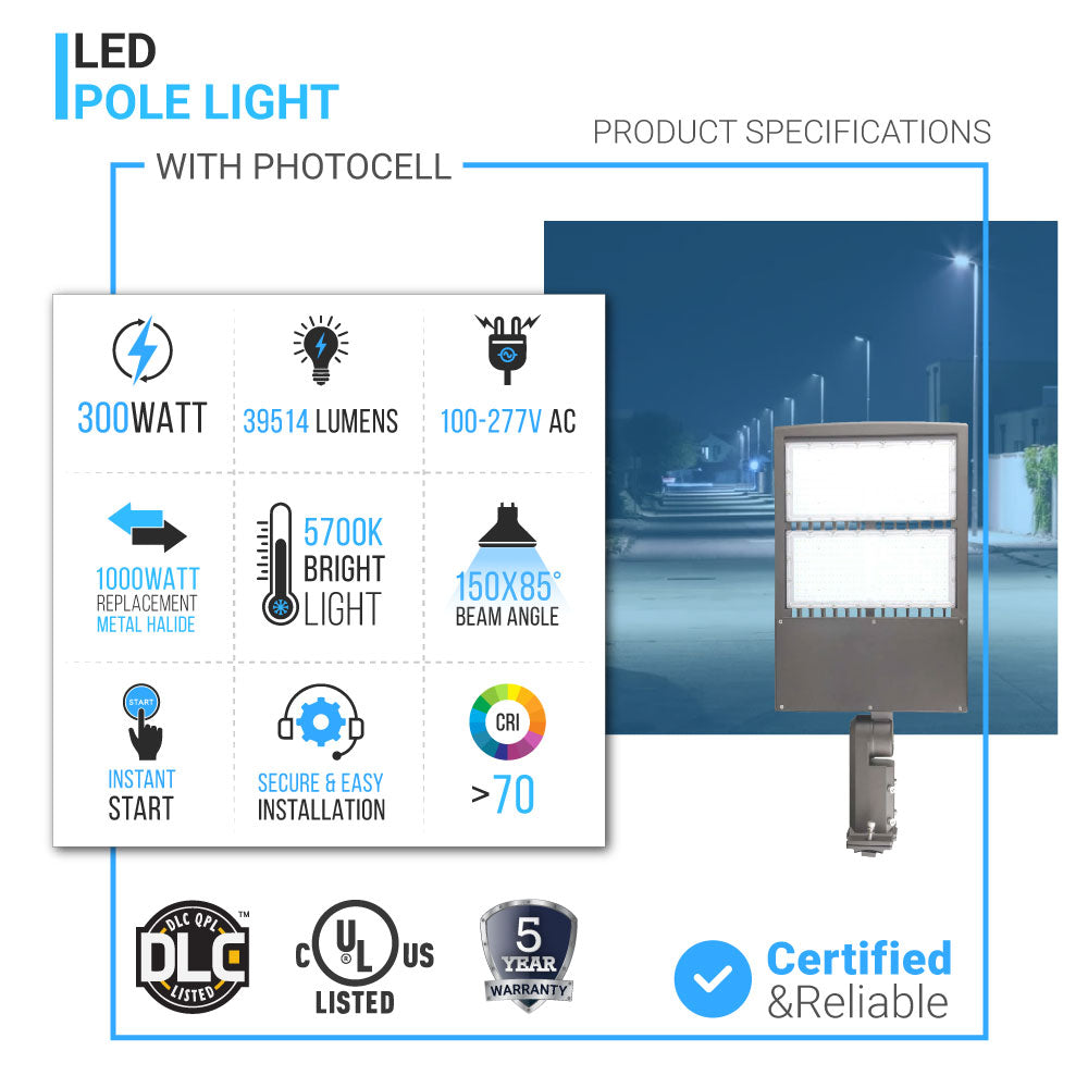 300w-led-pole-light-with-photocell-5700k-universal-mount-gray-ac100-277v