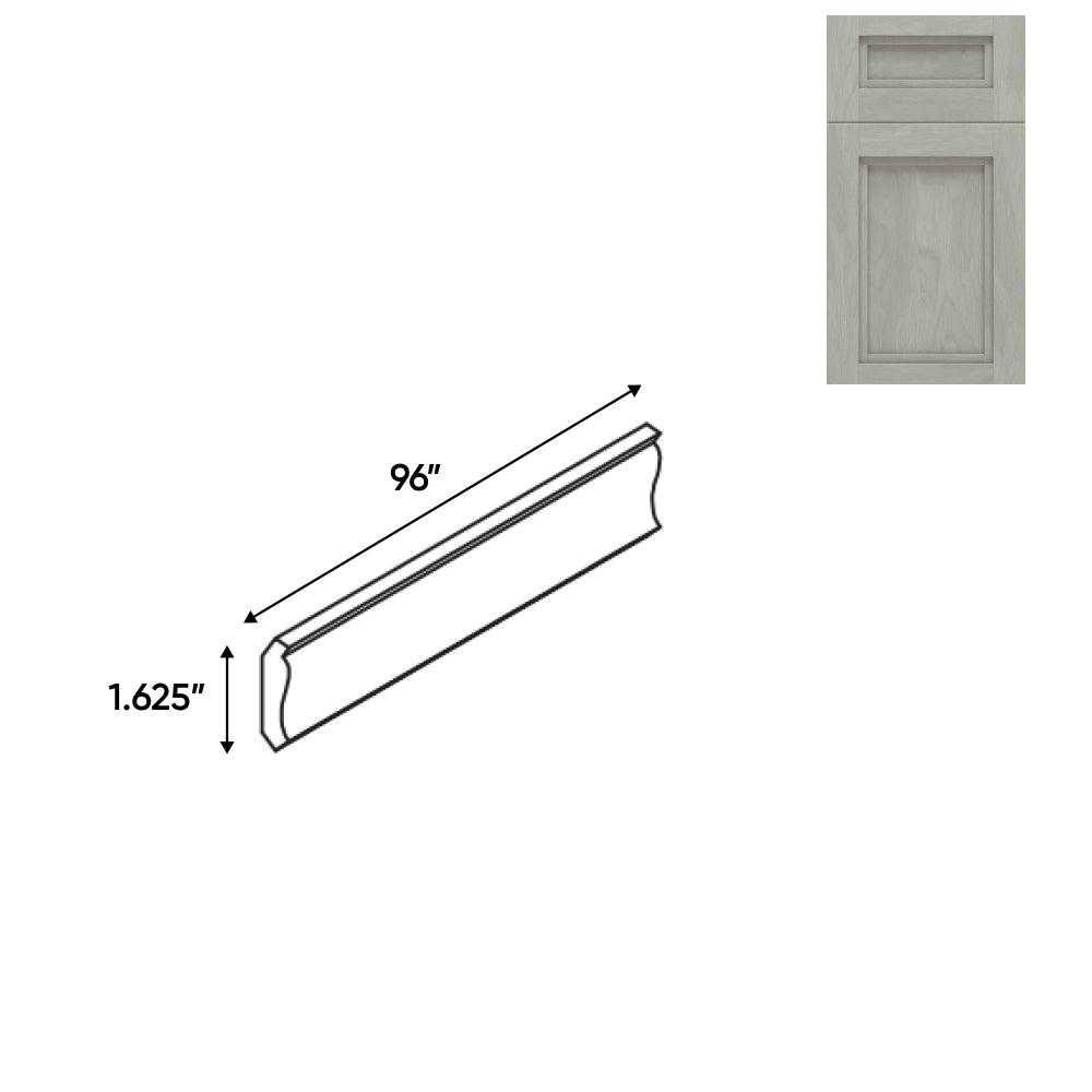 RTA - Havana Plata - 1.62"W x 96"L - Wood Crown Molding - 1.62"W x 96"L - HAP-CM1-5/8