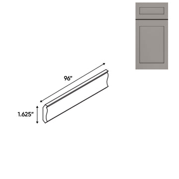 RTA - Grey Shaker - 1.62"W x 96"L - Wood Crown Molding - 1.62"W x 96"L - GS-CM1-5/8