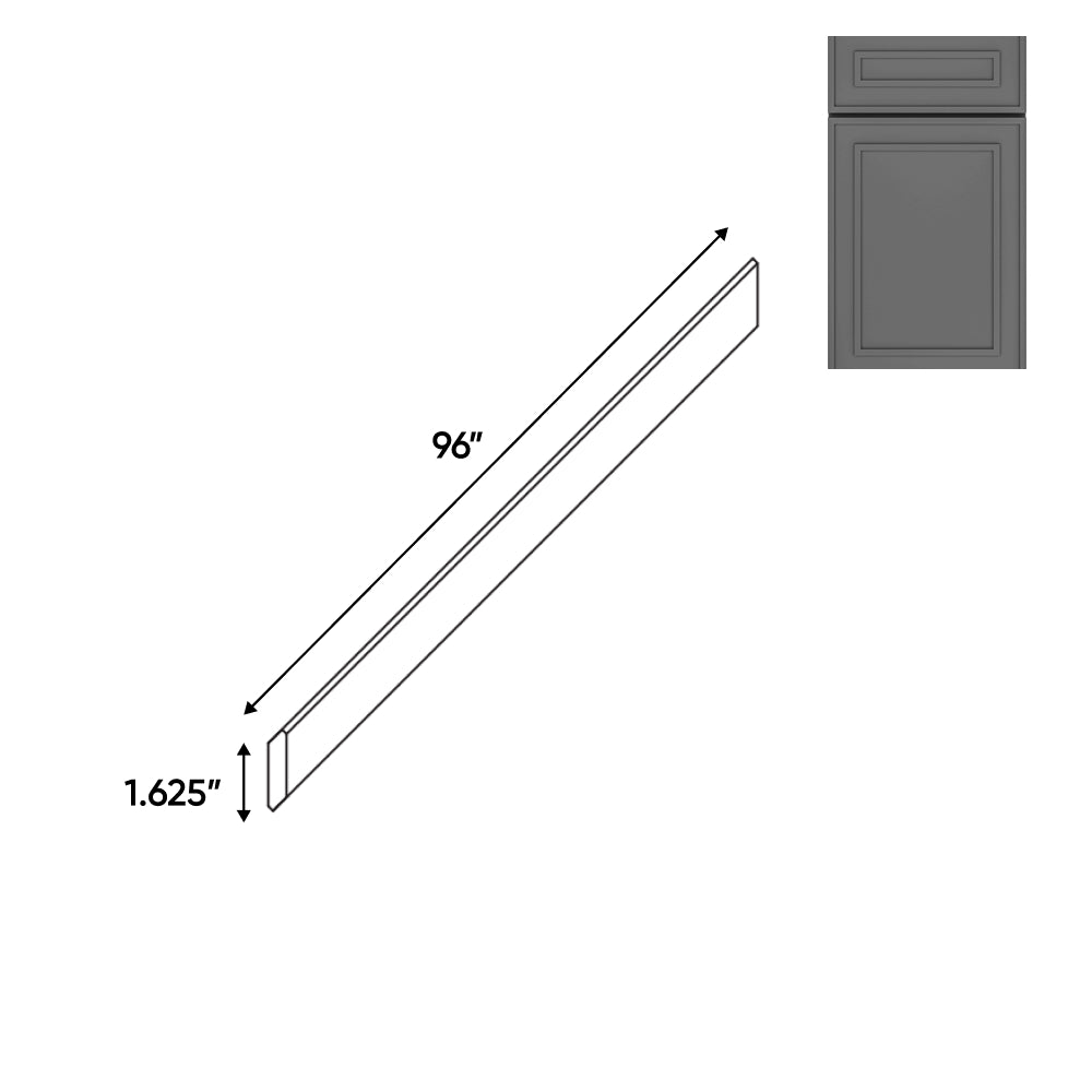 RTA - Elegant Shaker Grey - Wood Crown Molding - 96"W x 3.5"H x 1.62"D