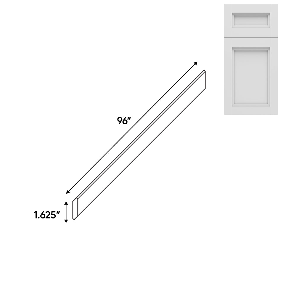 RTA - Havana Blanco - Wood Crown Molding - 96"W x 3.5"H x 1.62"D - HAB-CMS1-5/8