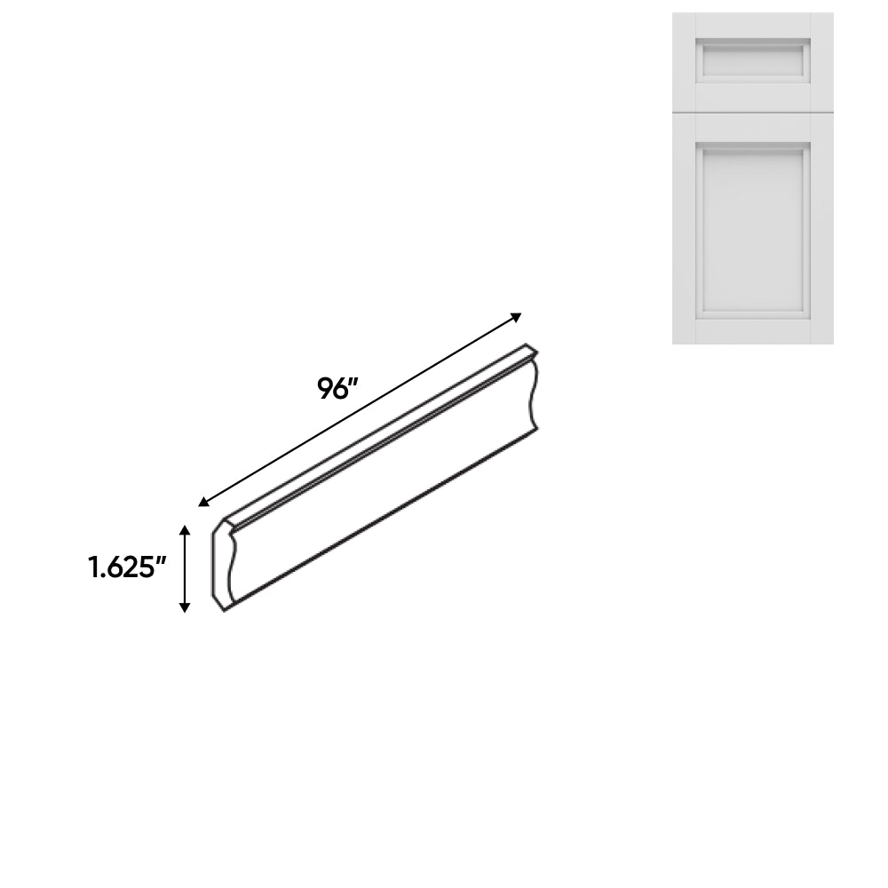 RTA - Havana Blanco - 1.62"W x 96"L - Wood Crown Molding - 1.62"W x 96"L - HAB-CM1-5/8