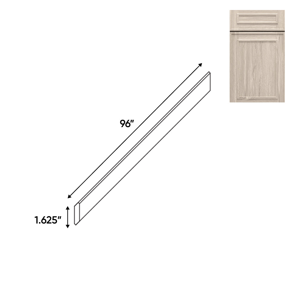 RTA - Elegant Shaker Ivory - Wood Crown Molding - 96"W x 3.5"H x 1.62"D