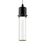 8W Dimmable LED Pendant Ceiling Light, 3000K (Warm White), Seedy Glass Shade, Dimmable, 400 Lumens, ETL Listed - BUILDMYPLACE